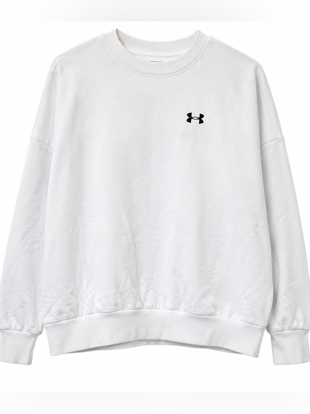Under Armour Women's White Crewneck Sweatshirt size Small